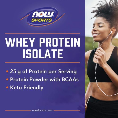  Now Sports NOW Sports Whey Protein Isolate, Creamy Chocolate, 10-Pound