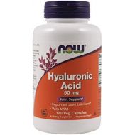 NOW Now Foods Hyaluronic Acid with MSM, 120 Vcaps (Pack of 3)