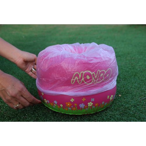  [아마존베스트]NOYBO Inflatable Portable Travel Toilet | Toddler Training Potty | for Kids Up to 66 lbs (Pink)