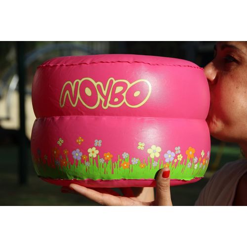  [아마존베스트]NOYBO Inflatable Portable Travel Toilet | Toddler Training Potty | for Kids Up to 66 lbs (Pink)