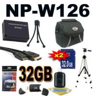 BVI NP-W126 Repacement Battery For Fuji X-Pro 1 Accessory Kit