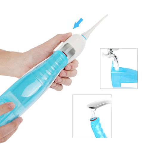  NPET 220ml Cordless Water Flosser Professional Dental Oral Irrigator, Portable and Rechargeable IPX7...