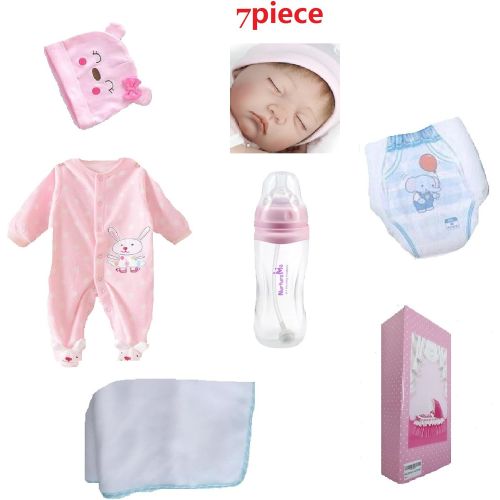  NPK Reborn Baby Dolls Girls Lifelike Silicone Babys 22 Handmade Weighted Baby Doll Realistic Reborn...