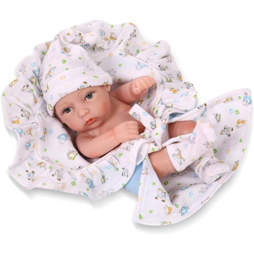  NPK Npkdoll Reborn Baby Doll Hard Silicone 11inch 28cm Small Quilt Boy
