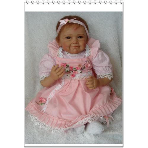  NPKDOLL Handmade Reborn Baby Dolls Girl Cute Realistic Soft Silicone Vinyl Dolls Weighted Baby Reborn Dolls Newborn Baby Dolls with Clothes