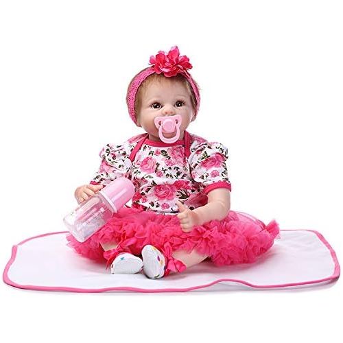  NPKDOLL Reborn Baby Dolls Girl 22 Cute Realistic Soft Silicone Vinyl Dolls Real Baby Doll Newborn Baby Dolls with Clothes