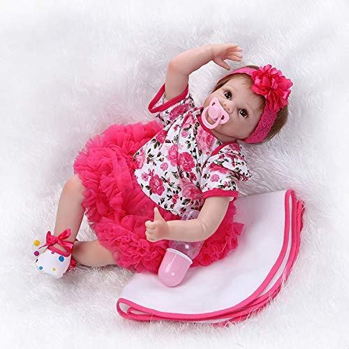  NPKDOLL Reborn Baby Dolls Girl 22 Cute Realistic Soft Silicone Vinyl Dolls Real Baby Doll Newborn Baby Dolls with Clothes