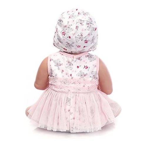  NPKDOLL Sleeping Reborn Baby Girl Dolls Silicone Full Body Cute Realistic Reborn Dolls Newborn Baby Look Real Anatomically Correct