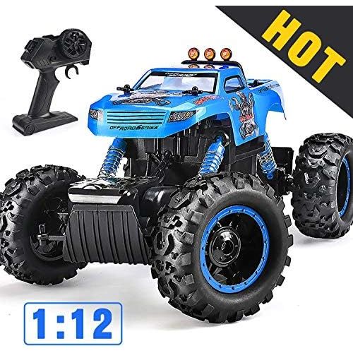  [아마존베스트]NQD Remote Control Trucks Monster RC Car 1: 12 Scale Off Road Vehicle 2.4Ghz Radio Remote Control Car 4WD High Speed Racing All Terrain Climbing Car Gift for Boys