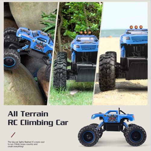  NQD Remote Control Trucks Monster RC Car 1:12 Scale Off Road Vehicle 2.4GHz Radio Remote Control Car 4WD High Speed Racing All Terrain Climbing Car Gift For Boys