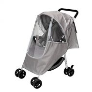 NREOY Stroller Rain Cover & Mosquito Net,Weather Shield Accessories - Protect from Rain Wind Snow Dust Insects Water Proof Ventilate Clear-Breathable Bug Shield for Baby Stroller by Vans