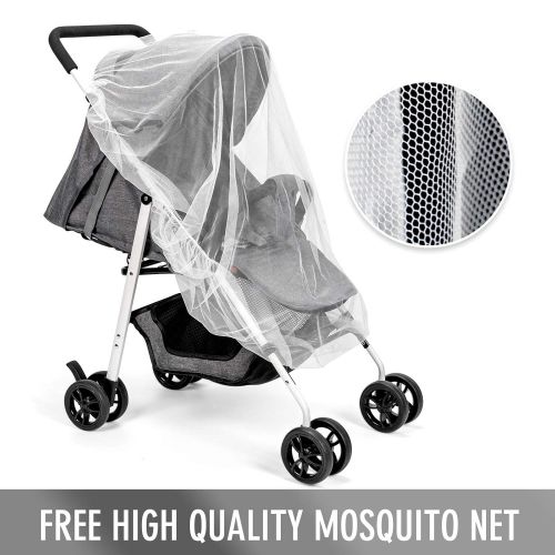  NREOY Stroller Rain Cover & Mosquito Net,Weather Shield Accessories - Protect from Rain Wind Snow Dust Insects Water Proof Ventilate Clear-Breathable Bug Shield for Baby Stroller by Vans