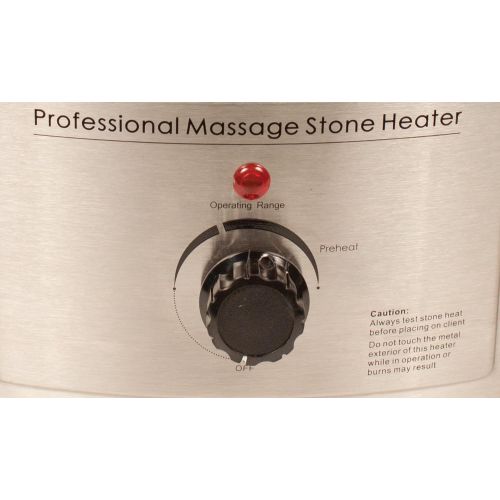  NRG Hot Stone Professional Massage Heater Warmer with Analog Control Heating Spa Salon Rock Unit...