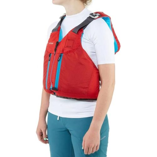  NRS Women's Zoya Kayak Lifejacket (PFD)-Red-XS/M