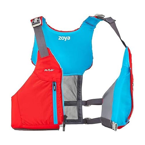  NRS Women's Zoya Kayak Lifejacket (PFD)-Red-L/XL