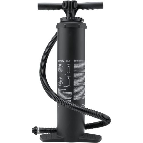  NRS 80057.01.100 Lightweight High Pressure Super 2 HP Hand Pump 25 PSI with Valve Adapters