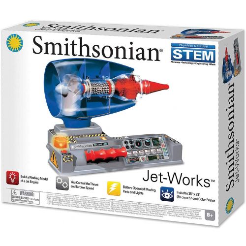 NSI Smithsonian Jet Works Working Jet Engine Model Science Kit by Smithsonian
