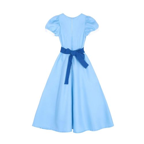  NSPSTT Girls Princess Dress Halloween Party Cosplay Wendy Dress Costume