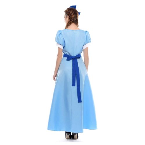  NSPSTT Women Costume Dresses Princess Cosplay Party Fancy Maxi Dress