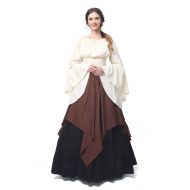 NSPSTT Womens Renaissance Medieval Costume Dress Gothic Victorian Fancy Dresses