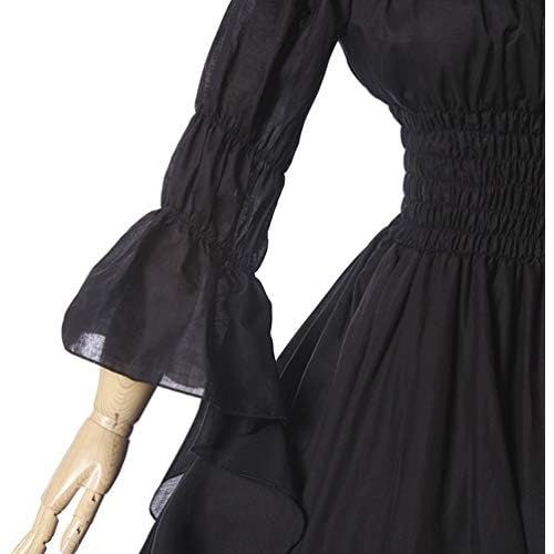  할로윈 용품NSPSTT Victorian Dress Renaissance Costume Women Gothic Witch Dress Medieval Wedding Dress