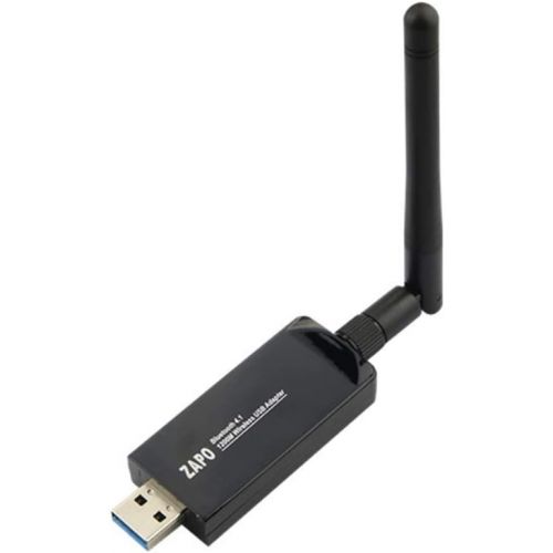  NSST USB WiFi Adapter 5.8G2.4G WiFi Adapter Bluetooth 4.1 Wireless AC 1200Mbps Adapter 2dbi Aerial Network Card for Antenna PCDesktop pcLaptop