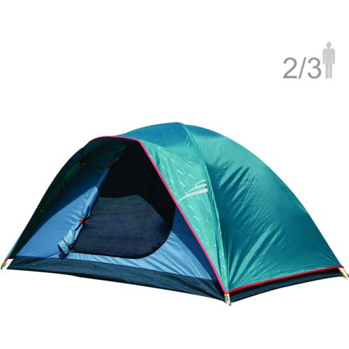  NTK Oregon GT 2 to 3 Person 5 by 7 Foot Outdoor Dome Family Camping Tent 100% Waterproof 2500mm, Easy Assembly, Durable Fabric Full Coverage Rainfly, Micro Mosquito Mesh