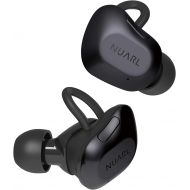 NUARL True Wireless Stereo Earphones Earbuds Sound Bluetooth 5 HDSS IPX4 10 hrs Playback with Microphone NT01AX-BM(BlackMetallic)