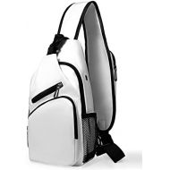 NUFR Sling Bag Crossbody Backpack for Women Men Waterproof Chest Shoulder Bag Daypack for Hiking Walking Travel USB Charger Port