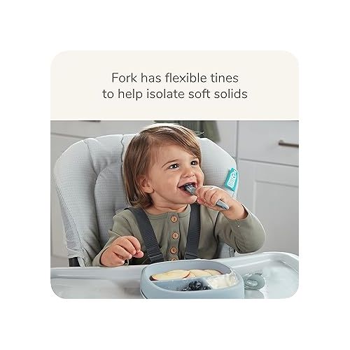 누크 NUK for Nature™ Pretensil Dipper Spoon and Fork Set