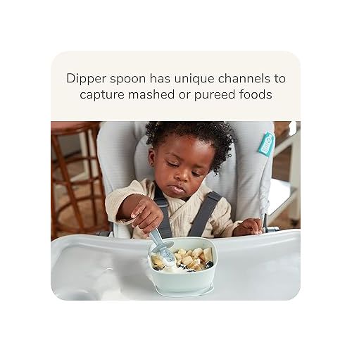 누크 NUK for Nature™ Pretensil Dipper Spoon and Fork Set