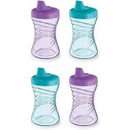 NUK Fun Grips Hard Spout Sippy Cup, 10 oz. | Easy to Hold, BPA Free, Spill Proof Toddler Cup, 4pk