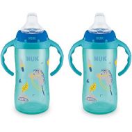 NUK Learner Cup, 10 oz, 2 Pack, 8+ Months? - BPA Free, Spill Proof Sippy Cup