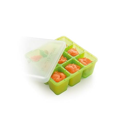 누크 NUK Homemade Baby Food Flexible Freezer Tray and Lid Set