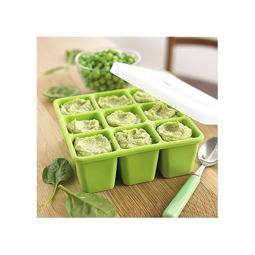 누크 NUK Homemade Baby Food Flexible Freezer Tray and Lid Set