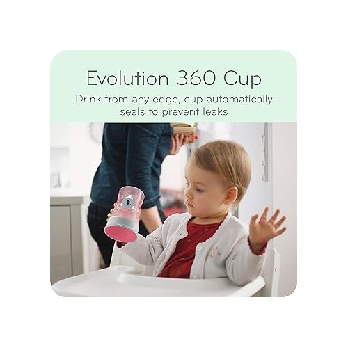 누크 NUK Evolution Soft Spout Learner Cup, 8 oz, 1-Pack