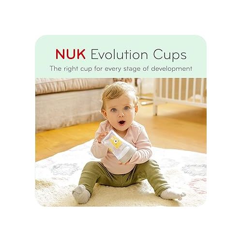 누크 NUK Evolution Soft Spout Learner Cup, 8 oz, 1-Pack