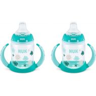 NUK Learner Cup, 5 Oz, 2-Pack, Clouds & Stars - BPA Free, Spill Proof Sippy Cup