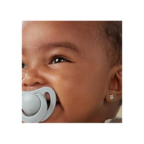 누크 NUK | Orthodontic Pacifiers | Light Blue-Blue| 6-18 Months | Best Pacifier for Breastfed Babies | BPA Free | Shaped to Soothe Just Like Mom | 2-Pack (Blue)