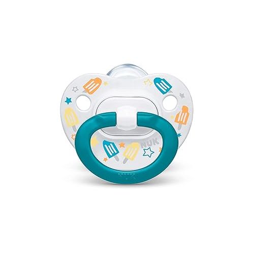 누크 NUK Glow-in-The-Dark Orthodontic Pacifiers