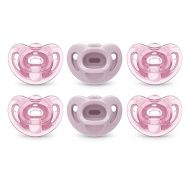 NUK Comfy Pacifiers, 0-6 Months, 6 Count (Pack of 1)