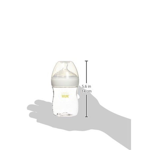 누크 [아마존베스트]NUK Simply Nautral Baby Bottle, Clear, 5oz 1pk