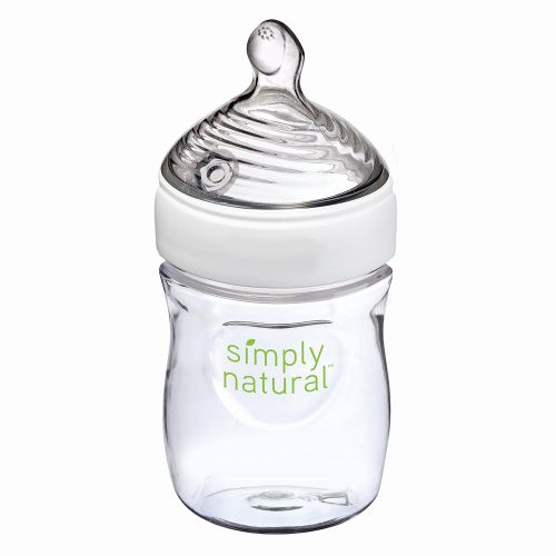 누크 [아마존베스트]NUK Simply Nautral Baby Bottle, Clear, 5oz 1pk