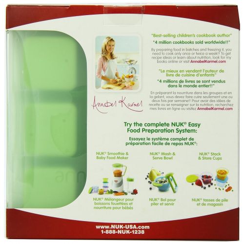 누크 [아마존베스트]NUK Homemade Baby Food Flexible Freezer Tray and Lid Set