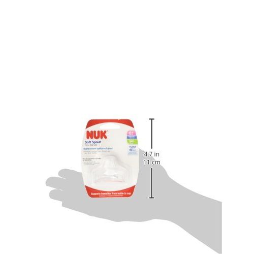 누크 [아마존베스트]NUK Replacement Silicone Spout, Clear, 1pk