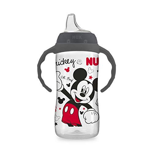 누크 [아마존베스트]NUK Disney Large Learner Sippy Cup, Mickey Mouse, 10oz 1pk