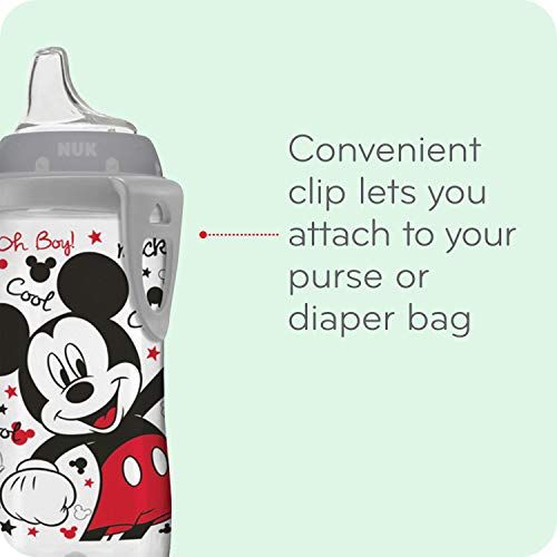 누크 [아마존베스트]NUK Disney Active Sippy Cup, Minnie Mouse, 10oz 1pk