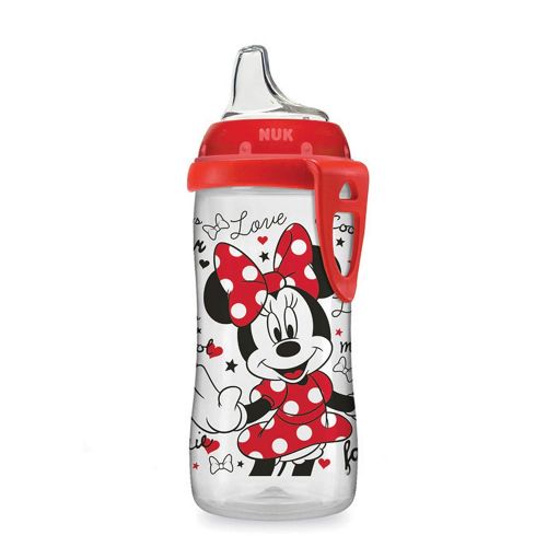 누크 [아마존베스트]NUK Disney Active Sippy Cup, Minnie Mouse, 10oz 1pk