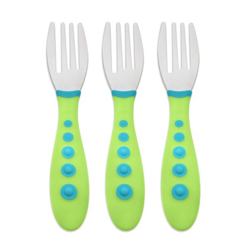 누크 [아마존베스트]Gerber Graduates Kiddy Forks, Neutral Colors, 3pk