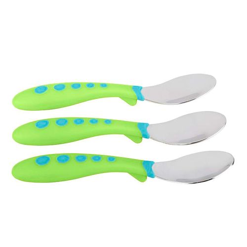 누크 [아마존베스트]Gerber Graduates Kiddy Spoons, Neutral Colors, 3pk